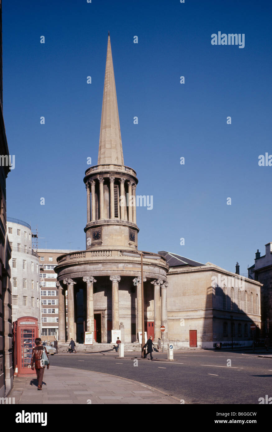 Tutte le anime Langham Place Foto Stock