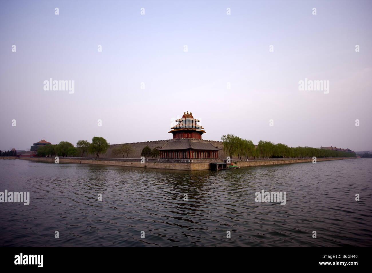 Cina Pechino Piazza Tiananmen Fossato Foto Stock