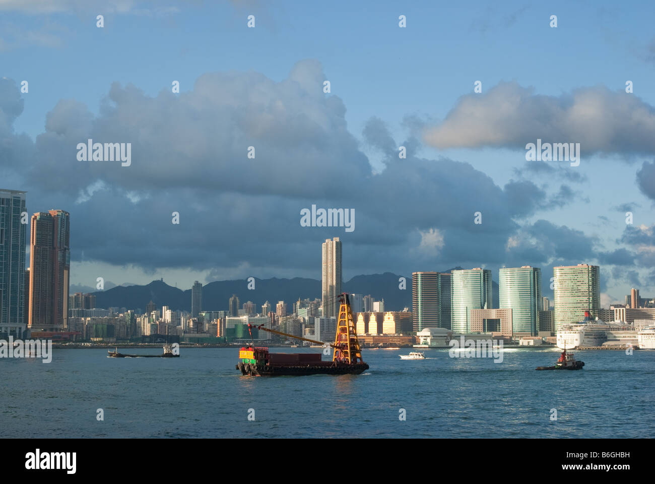 Hong Kong Victoria Harbour Foto Stock