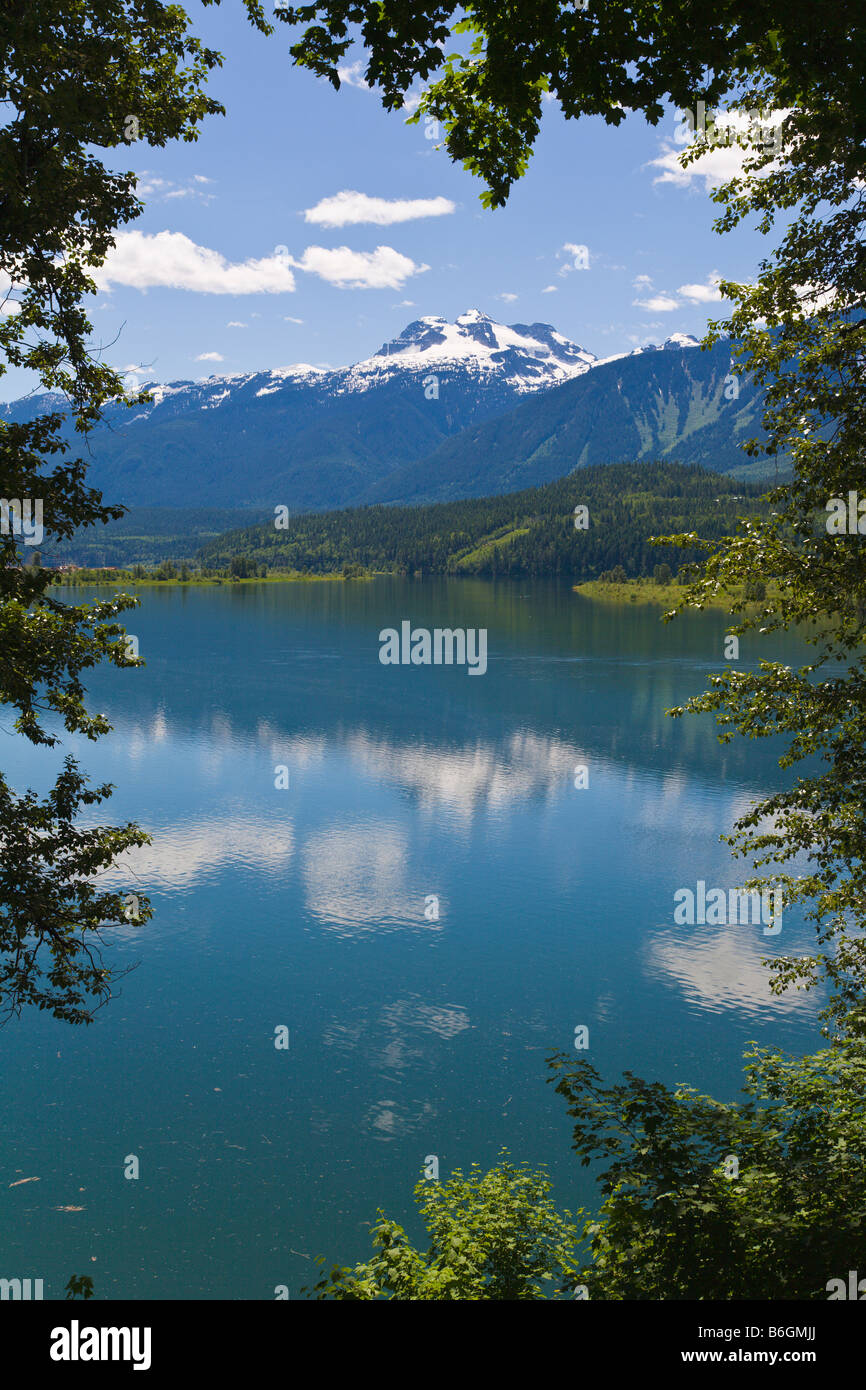 "Columbia River' e Mount Revelstoke Begbie " British Columbia " Canada Foto Stock