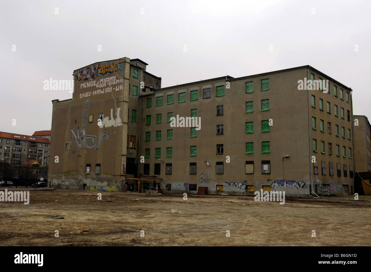 Casamento architettura Berlino ex Germania est DDR real genuine Viaggi Turismo lo sviluppo di proprietà di terreni incolti Foto Stock