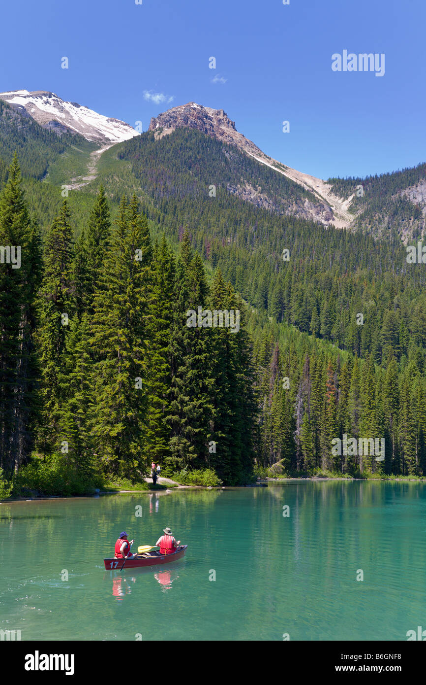 "Lago Smeraldo' Canadian Rockies " British Columbia " Canada Foto Stock