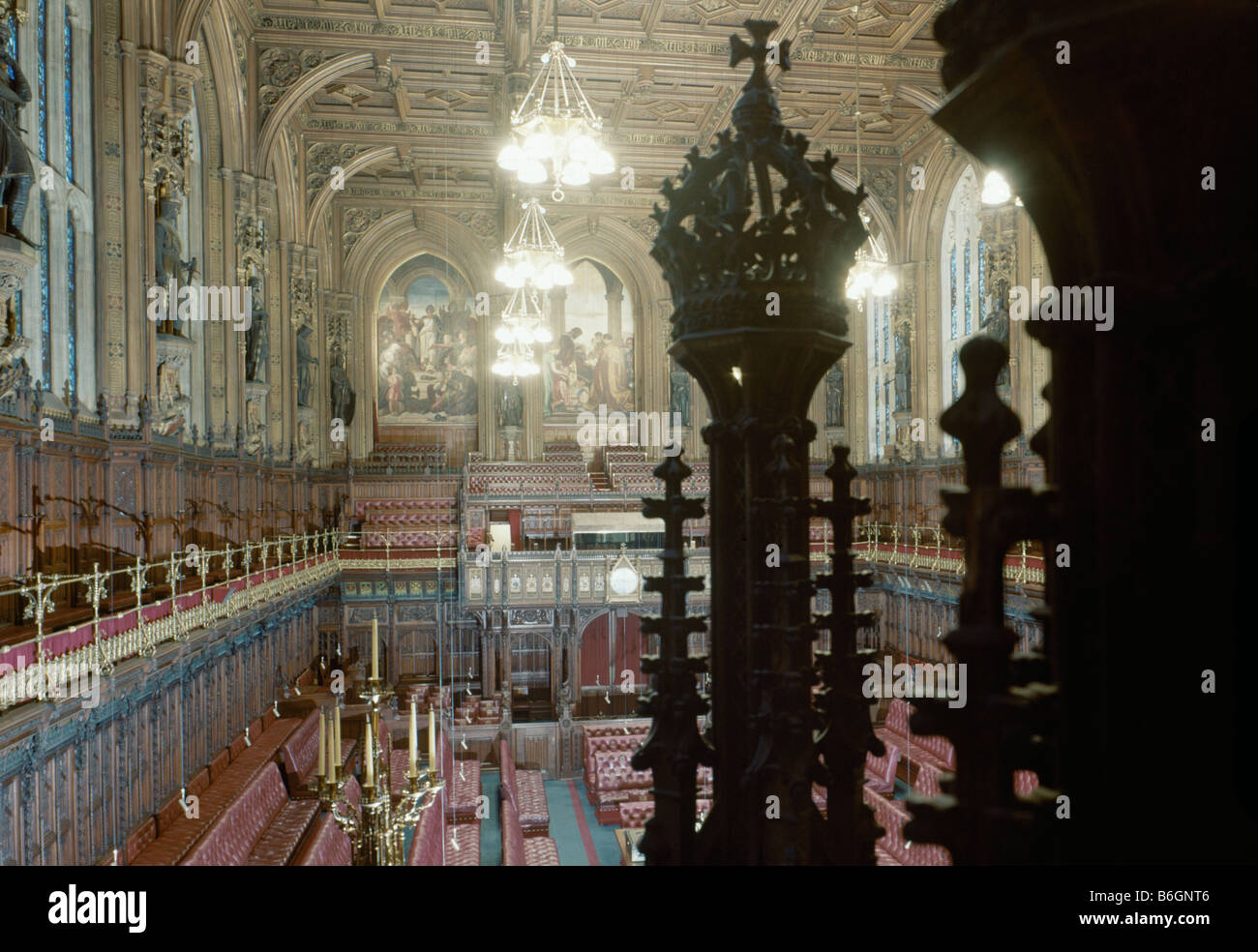 Camera House of Lords Foto Stock