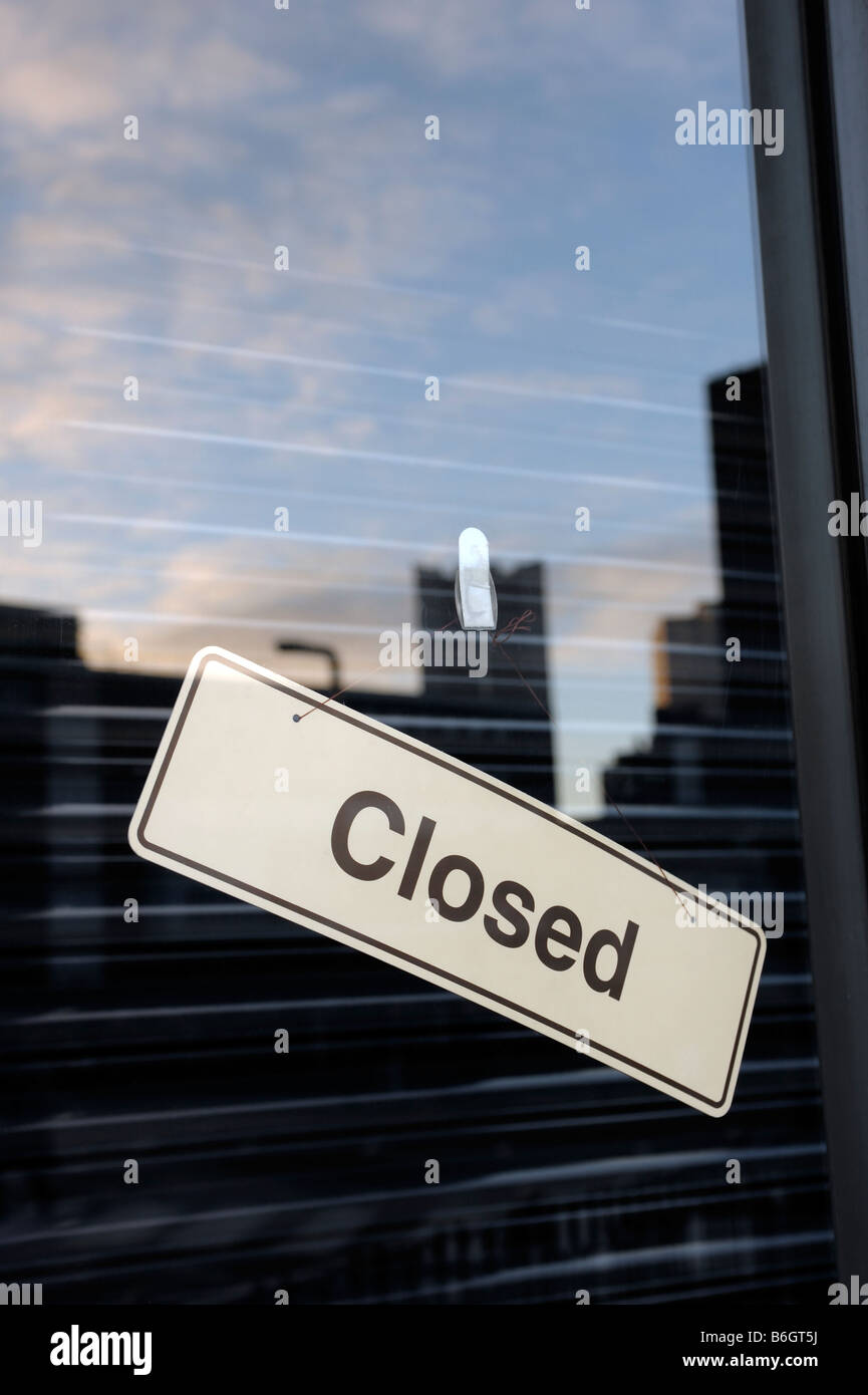 Negozio chiuso Foto Stock