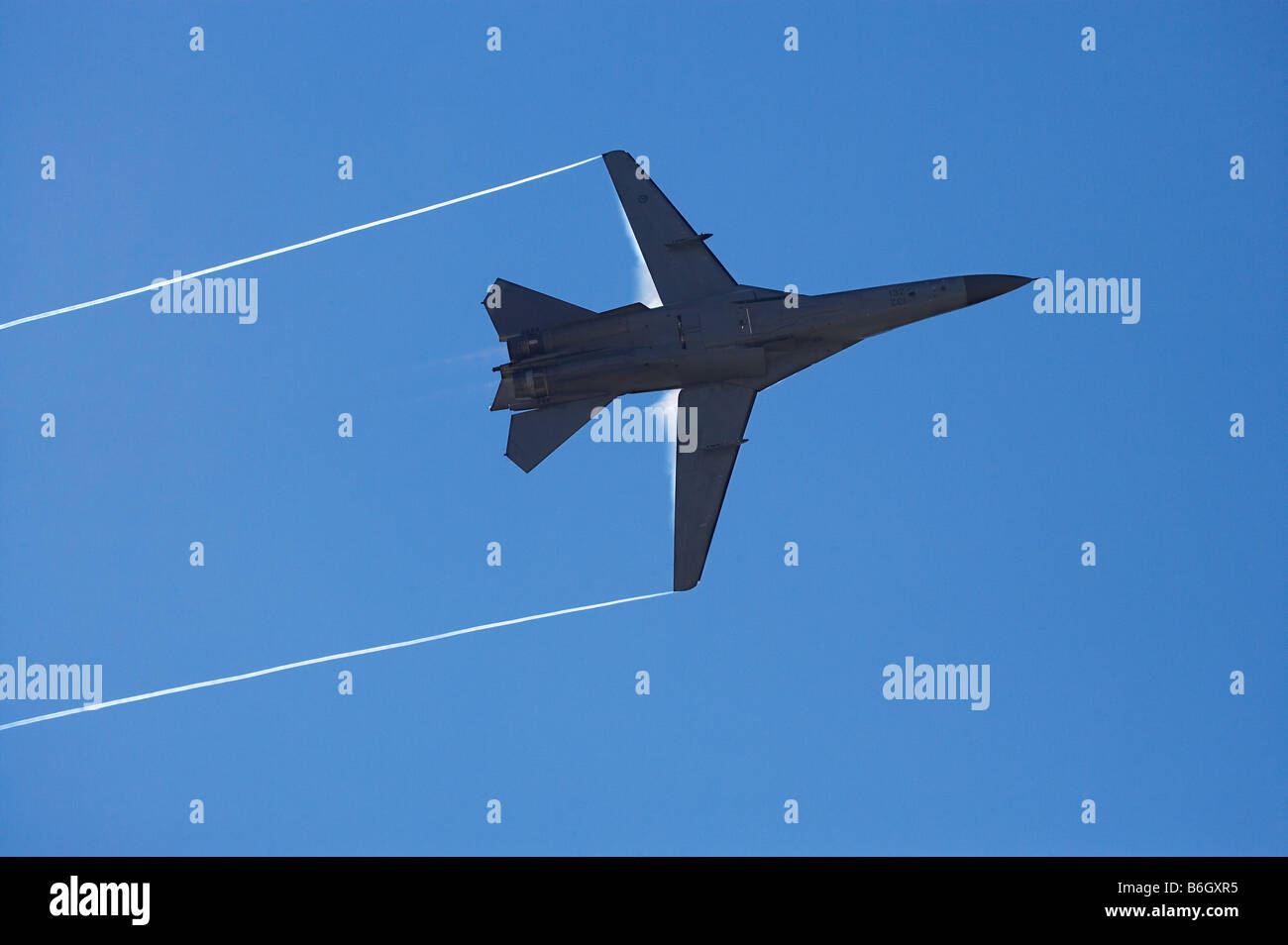 General Dynamics F 111 Swing Wing jet fighter RAAF Foto Stock