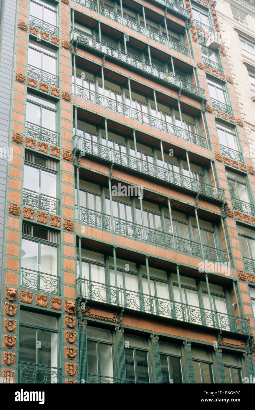 New York, Little Singer Building, 561-3 Broadway. Foto Stock