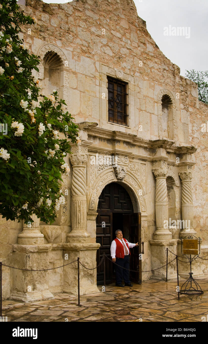 Alamo San Antonio Texas Foto Stock