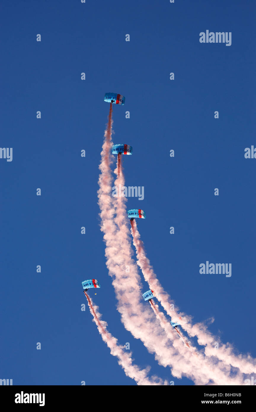 RNZAF cielo subacquei Warbirds over Wanaka Wanaka Isola del Sud della Nuova Zelanda Foto Stock