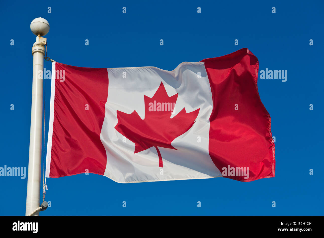 Bandiera canadese Foto Stock