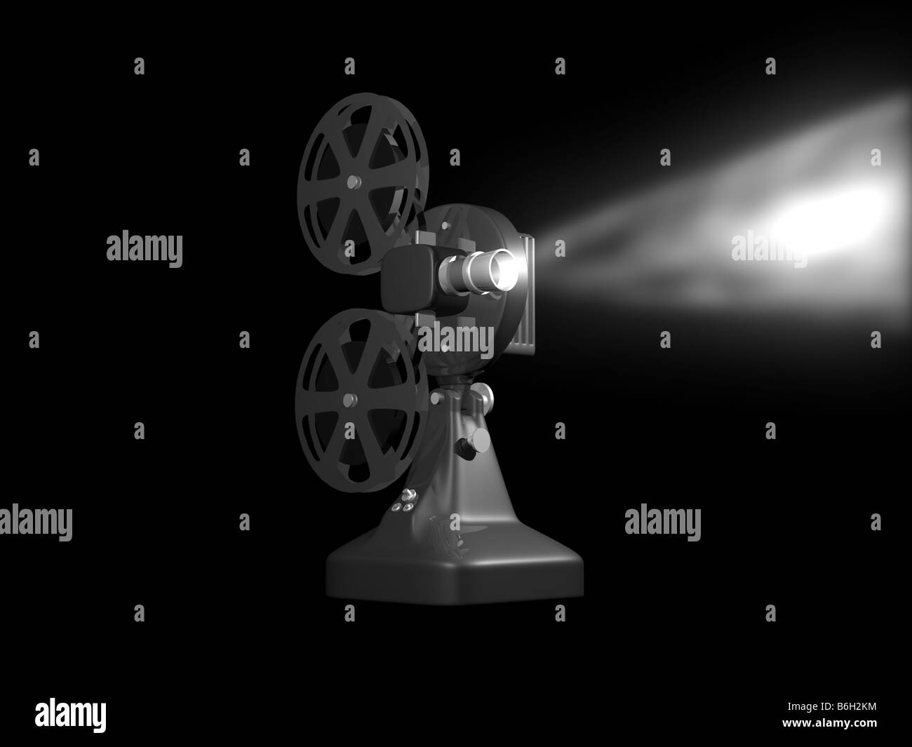 3D antiquariato Proiettore film Foto Stock