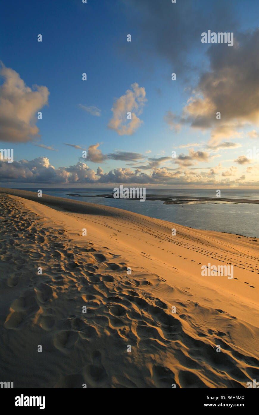Arcachon Francia dune di sabbia di Pyla Foto Stock