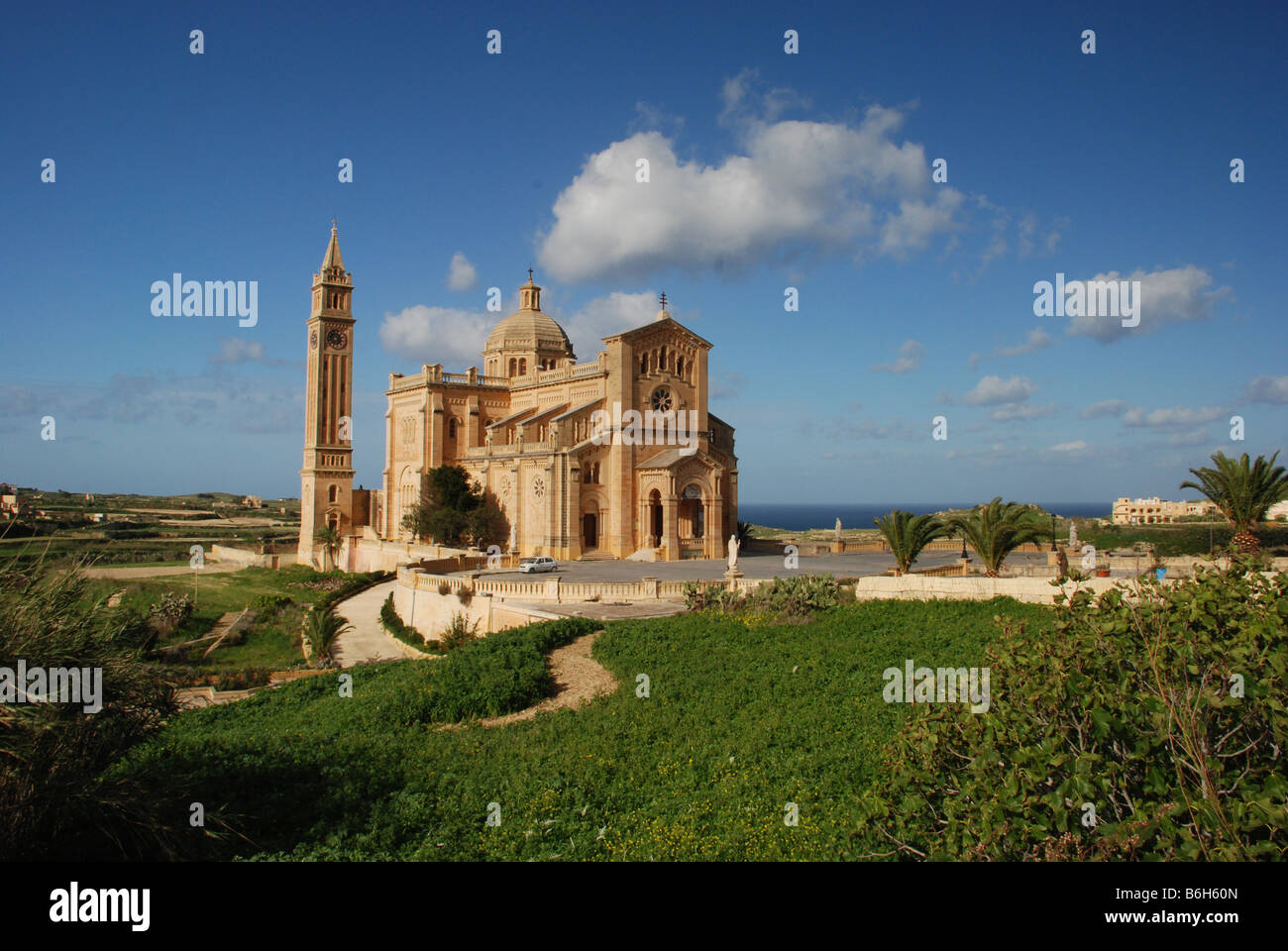 Il Santuario di Ta' Pinu, Gharb, Gozo, Isole Maltesi Foto Stock