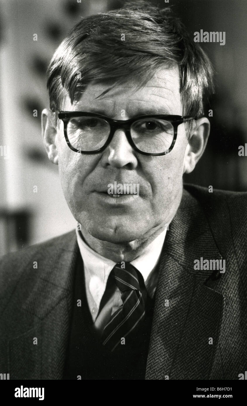ALAN Bennett inglese autore e drammaturgo nel 1986 Foto Stock