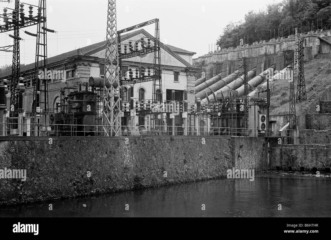 Centrale idroelettrica Angelo Bertini Foto Stock