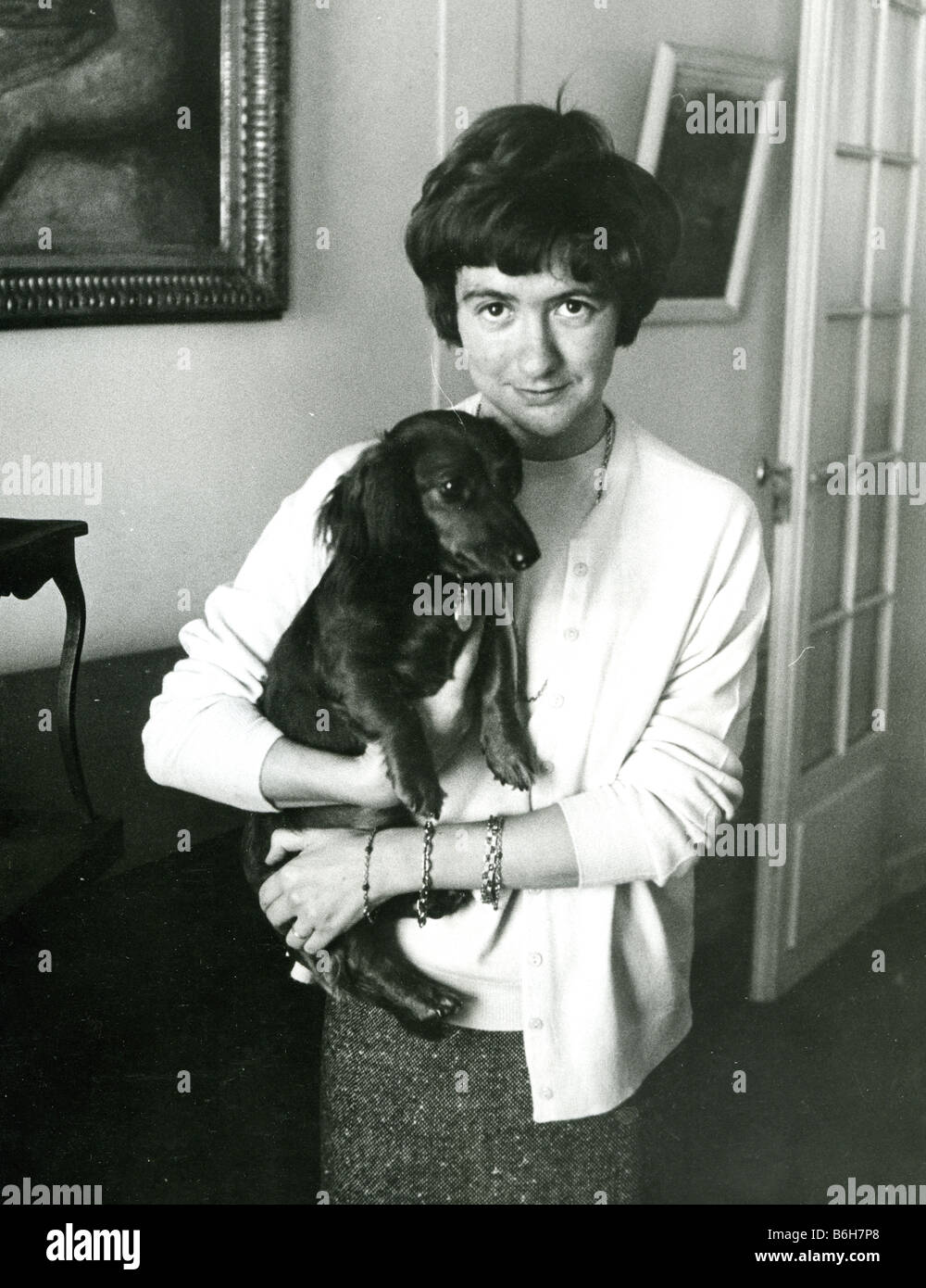 Françoise Sagan romanziere francese nel 1954 Foto Stock