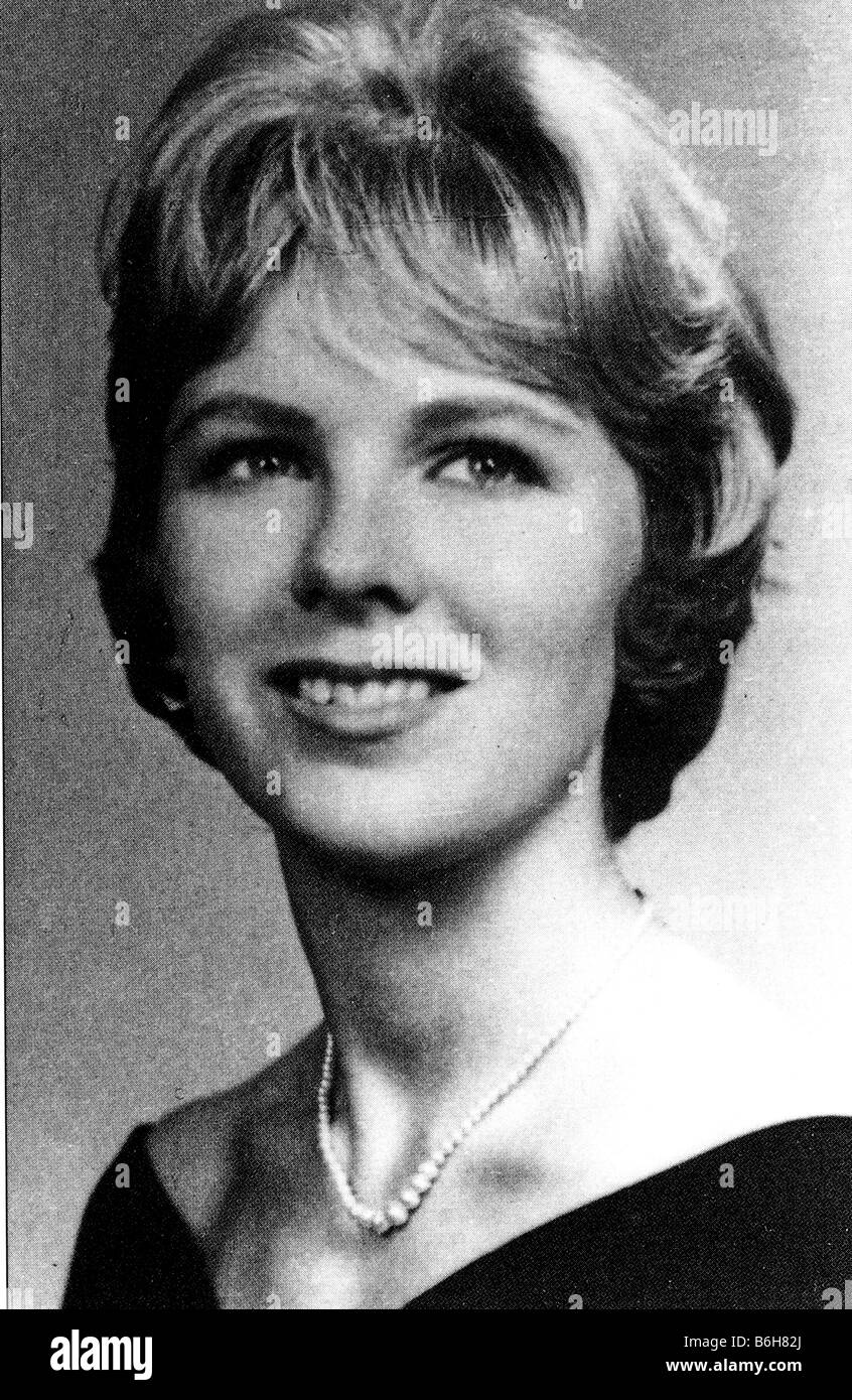 MARY JO KOPECHNE che morì in un auto ribaltata appartenenti al senatore Edward Ted Kennedy nel luglio 1969 Foto Stock