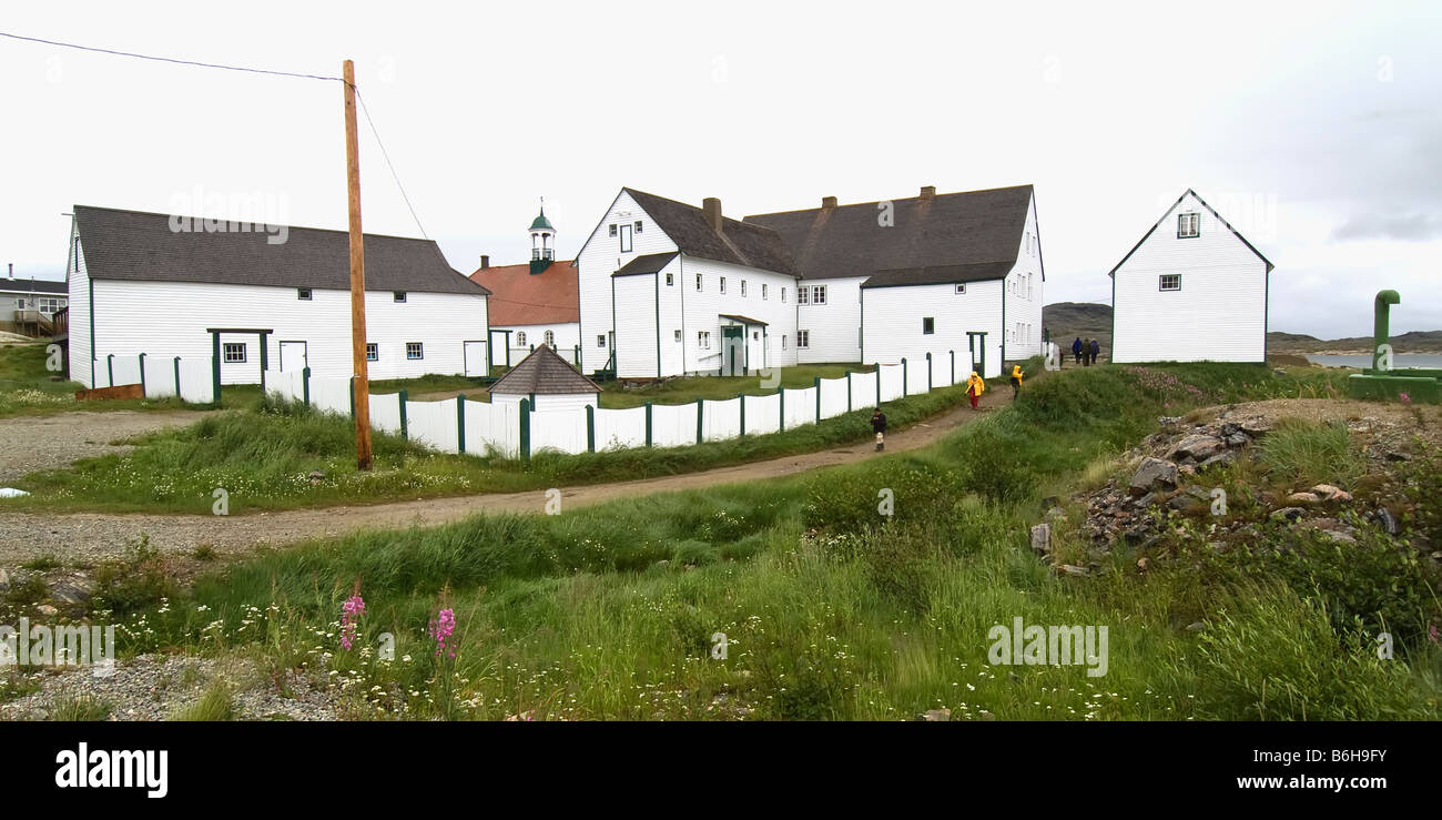 Hopedale Moravian Church, Labrador, Canada Foto Stock