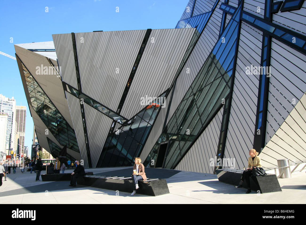 Il Royal Ontario Museum, 100 Queen's Park, Toronto, Ontario Foto Stock