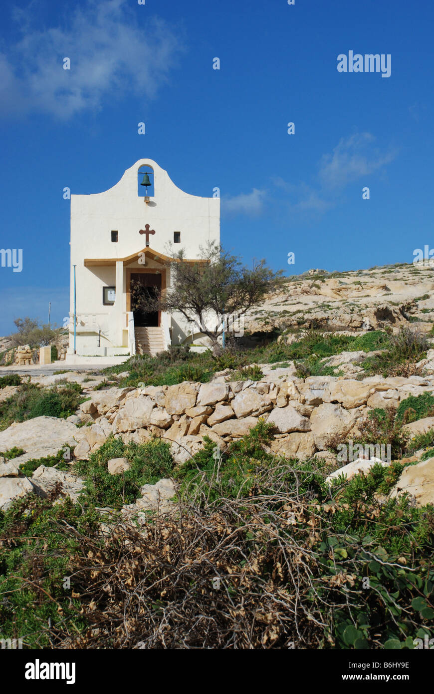 Cappella di Maltese Isola di Gozo Foto Stock