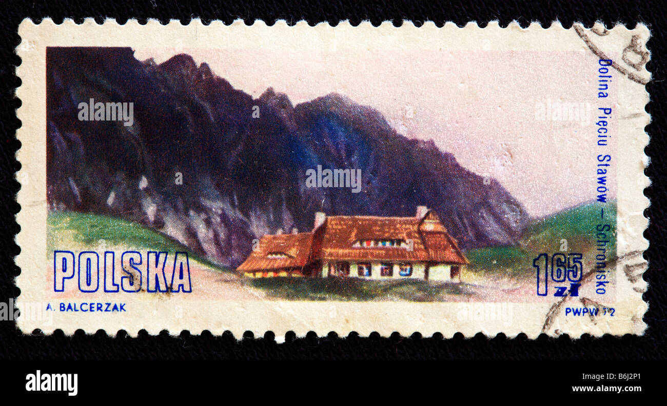 Dolina Rybiego Potoku, Zakopane, Tatra National Park, francobollo, Polonia Foto Stock