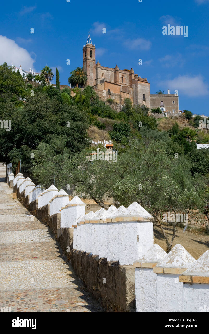 Europa spagna andalusia zufre Sierra Morena Foto Stock