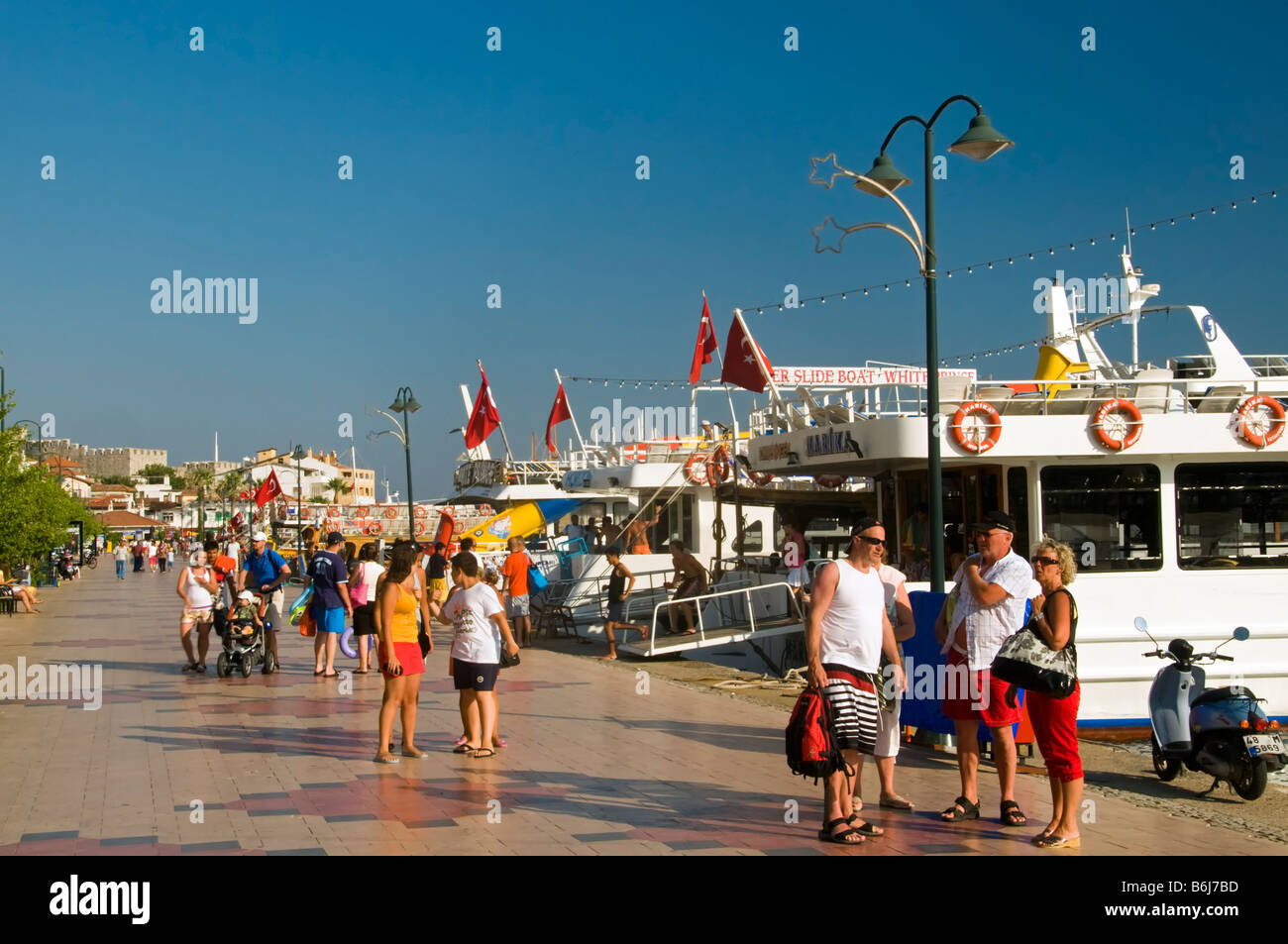 Marmaris waterfront, Turchia Foto Stock