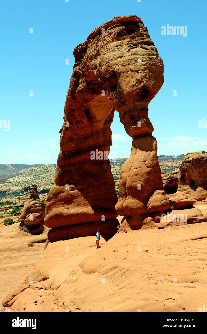 Delicate Arch Foto Stock