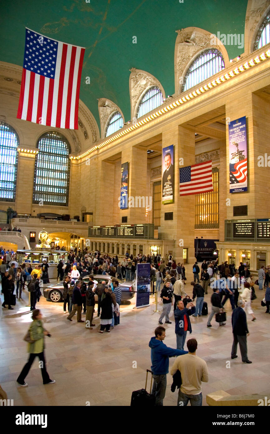 Interno del Grand Central Terminal in Midtown Manhattan New York City New York STATI UNITI D'AMERICA Foto Stock