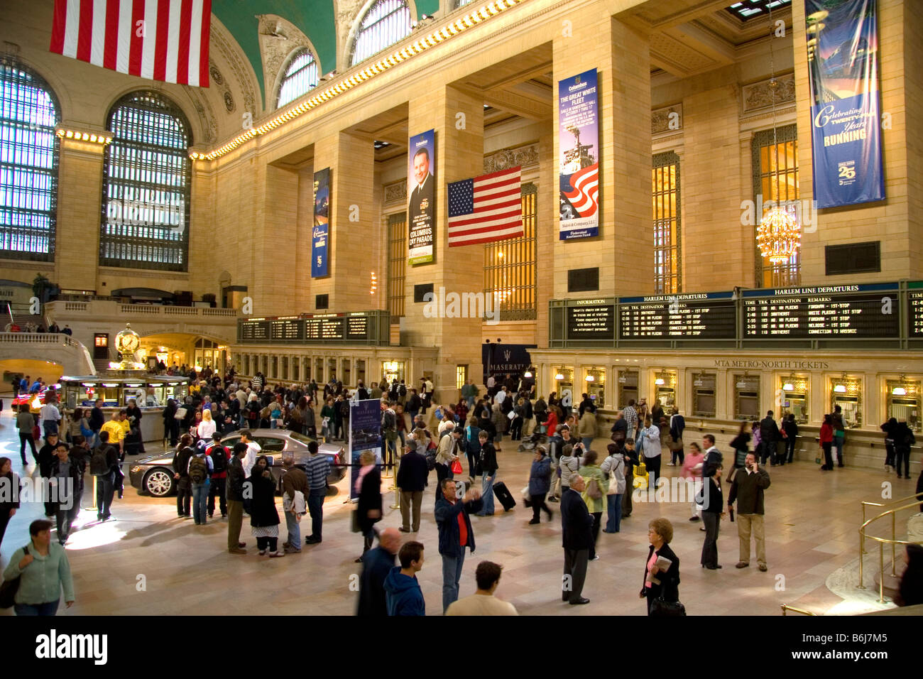 Interno del Grand Central Terminal in Midtown Manhattan New York City New York STATI UNITI D'AMERICA Foto Stock