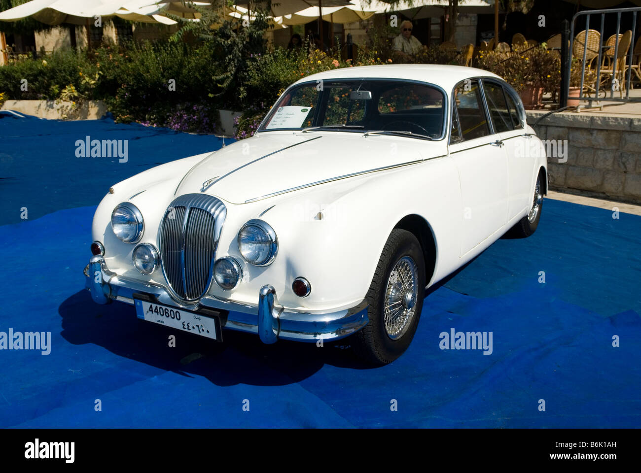 Auto d'epoca in Deir al Qamar Libano Medio Oriente Foto Stock