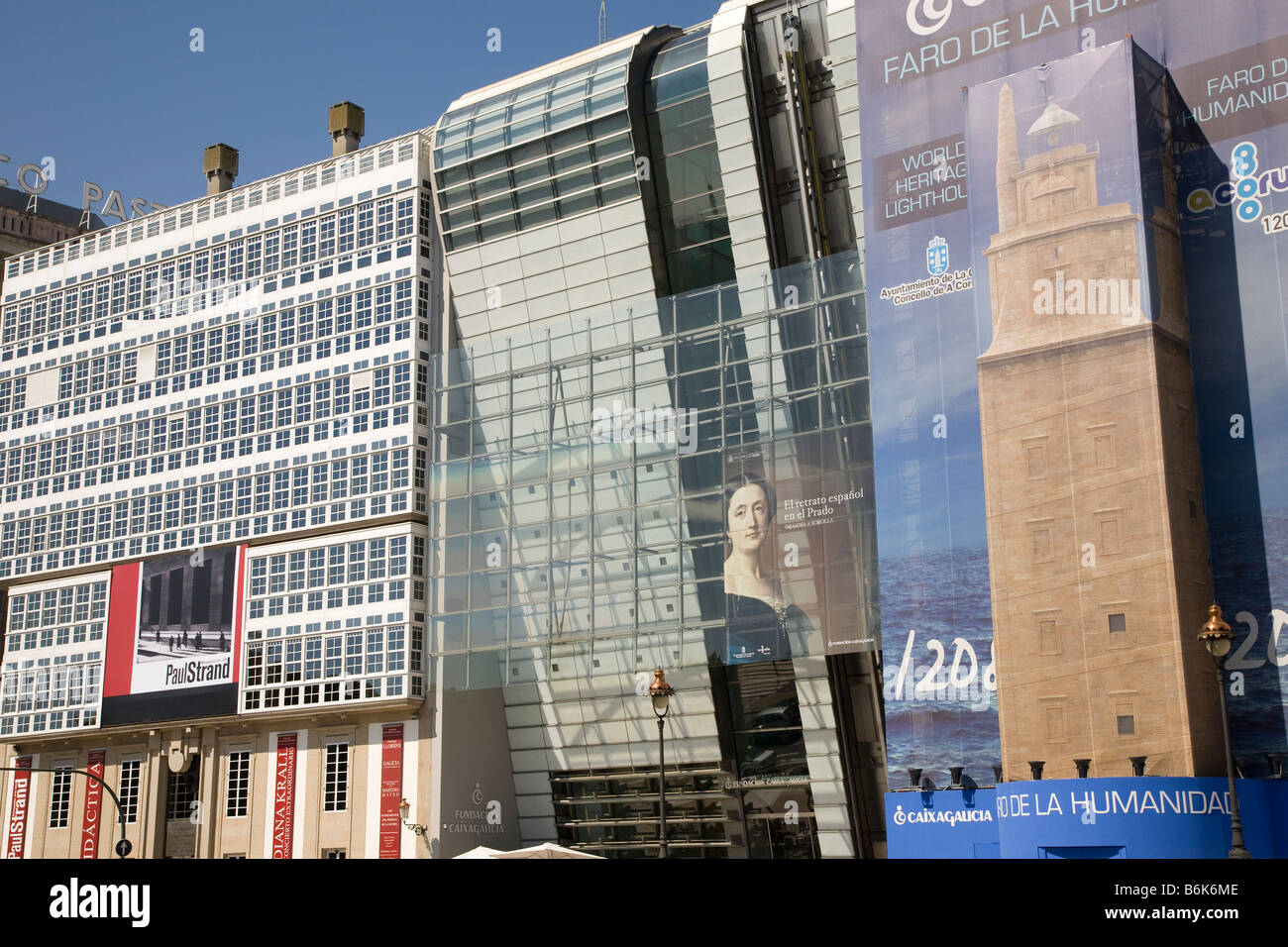 Caixa Galicia Foundation e Fundacion Pedro Barrie de la Maza, La Coruña, Galizia, Spagna Foto Stock