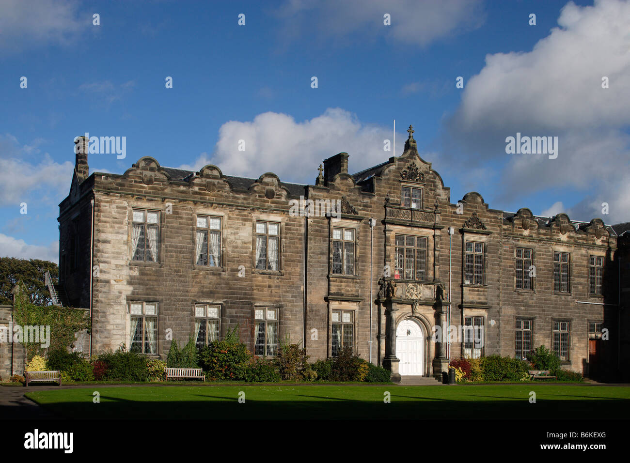 St Andrews St Salvator s College fondato nel 1412 1747 Regno College ricostruita nel 1828 9 neo in modo giacobino Fife Scozia UK Foto Stock