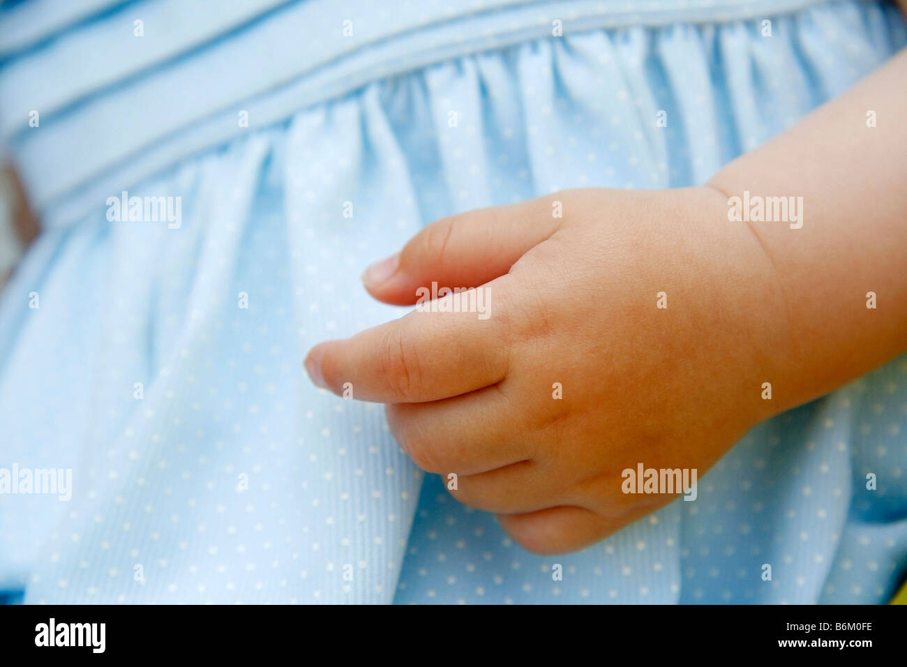 Mano del bambino Foto Stock