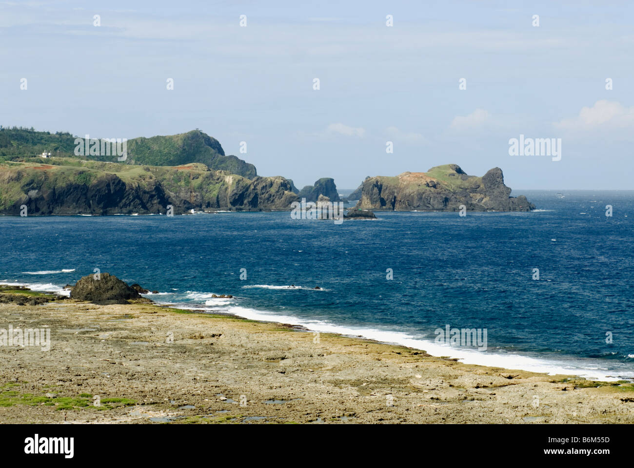 Taiwan, Isola Verde Costa Foto Stock