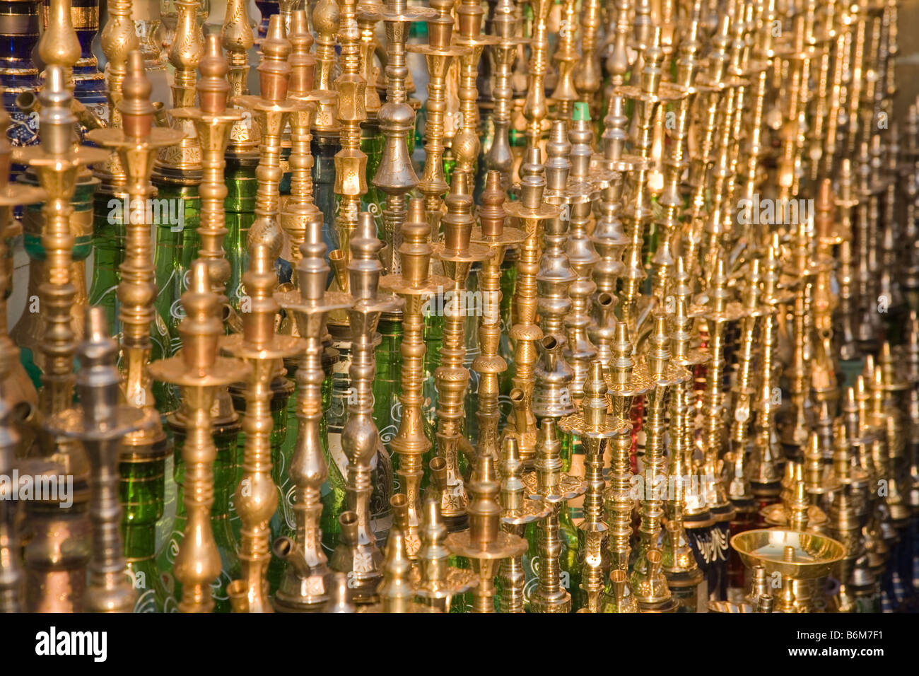 Tubazioni di acqua in vendita ,vecchio mercato di Sharm El Sheikh Foto Stock