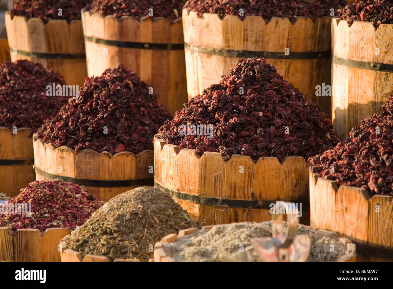 Mercato producono, Sharm El Sheikh vecchio mercato del Sinai Egitto Foto Stock