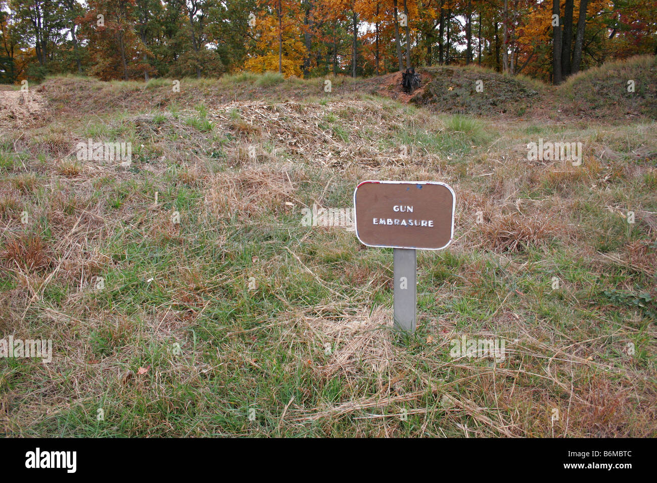 Richmond campi di battaglia della Guerra Civile Foto Stock