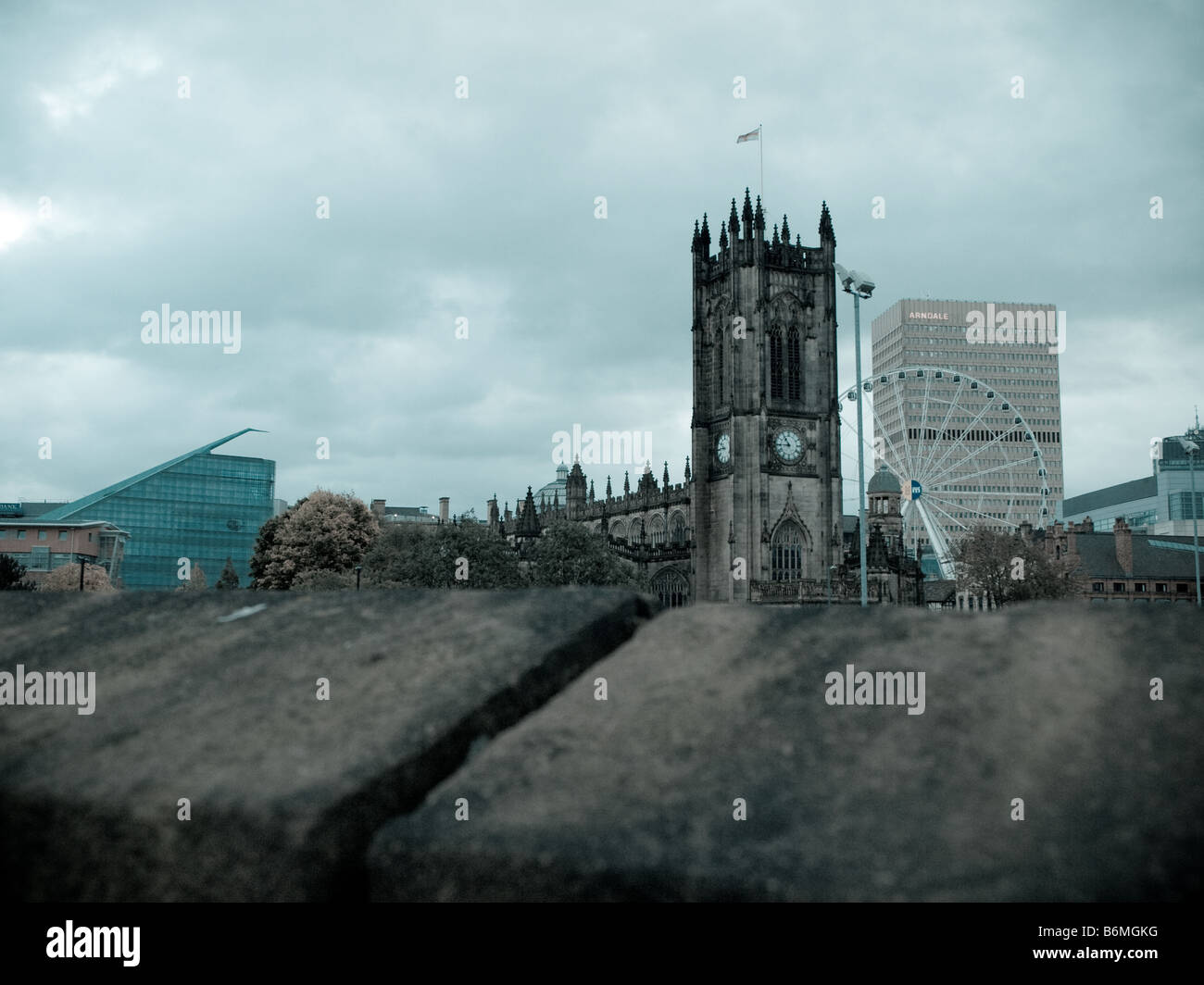 I punti di riferimento del Manchester City Centre Regno Unito Foto Stock