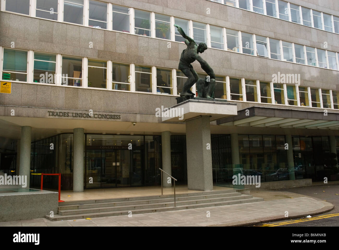 Sindacati casa congressi nel quartiere di Bloomsbury a Londra England Regno Unito Foto Stock