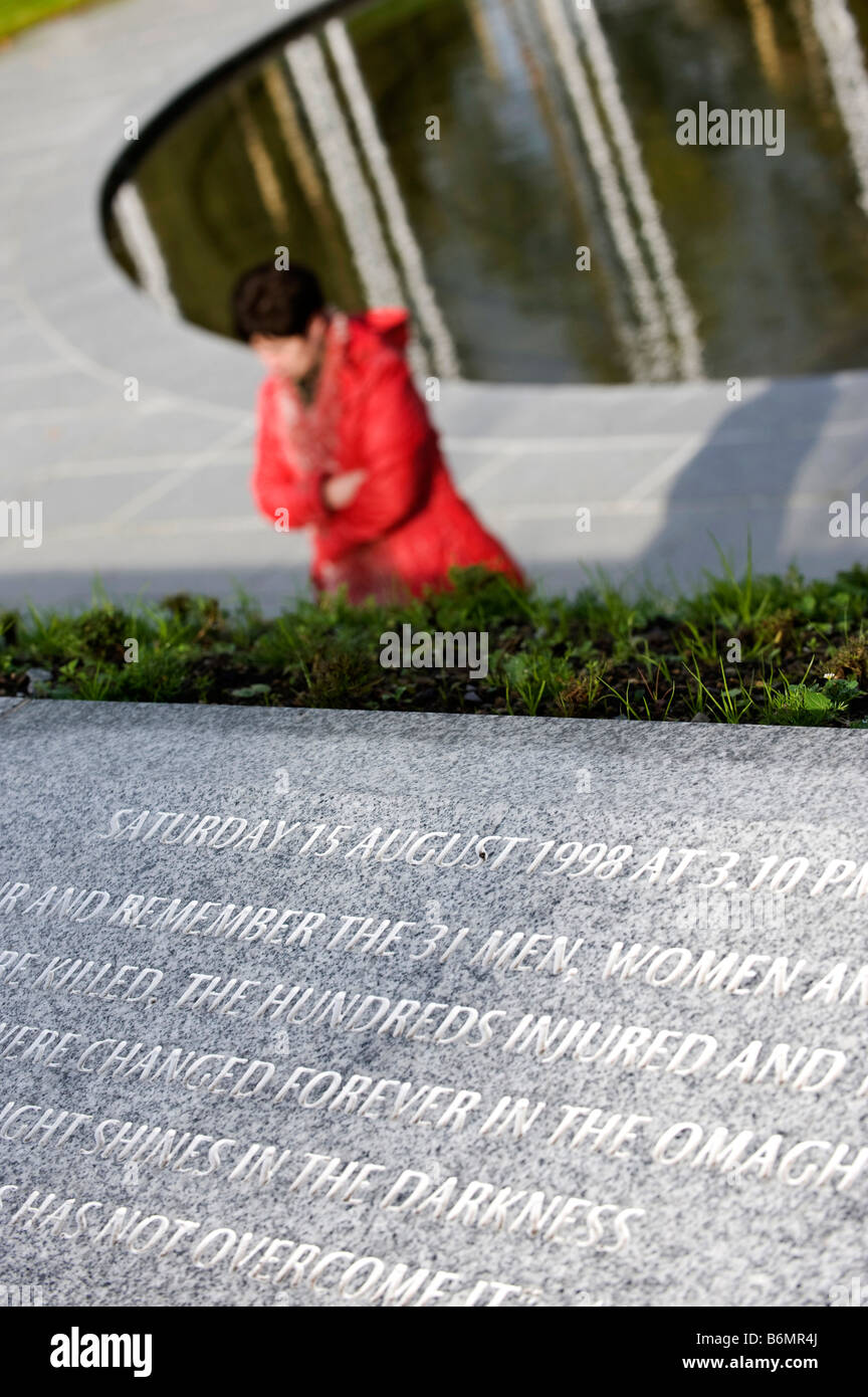 Omagh Memorial Garden Co Tyrone Irlanda del Nord Foto Stock