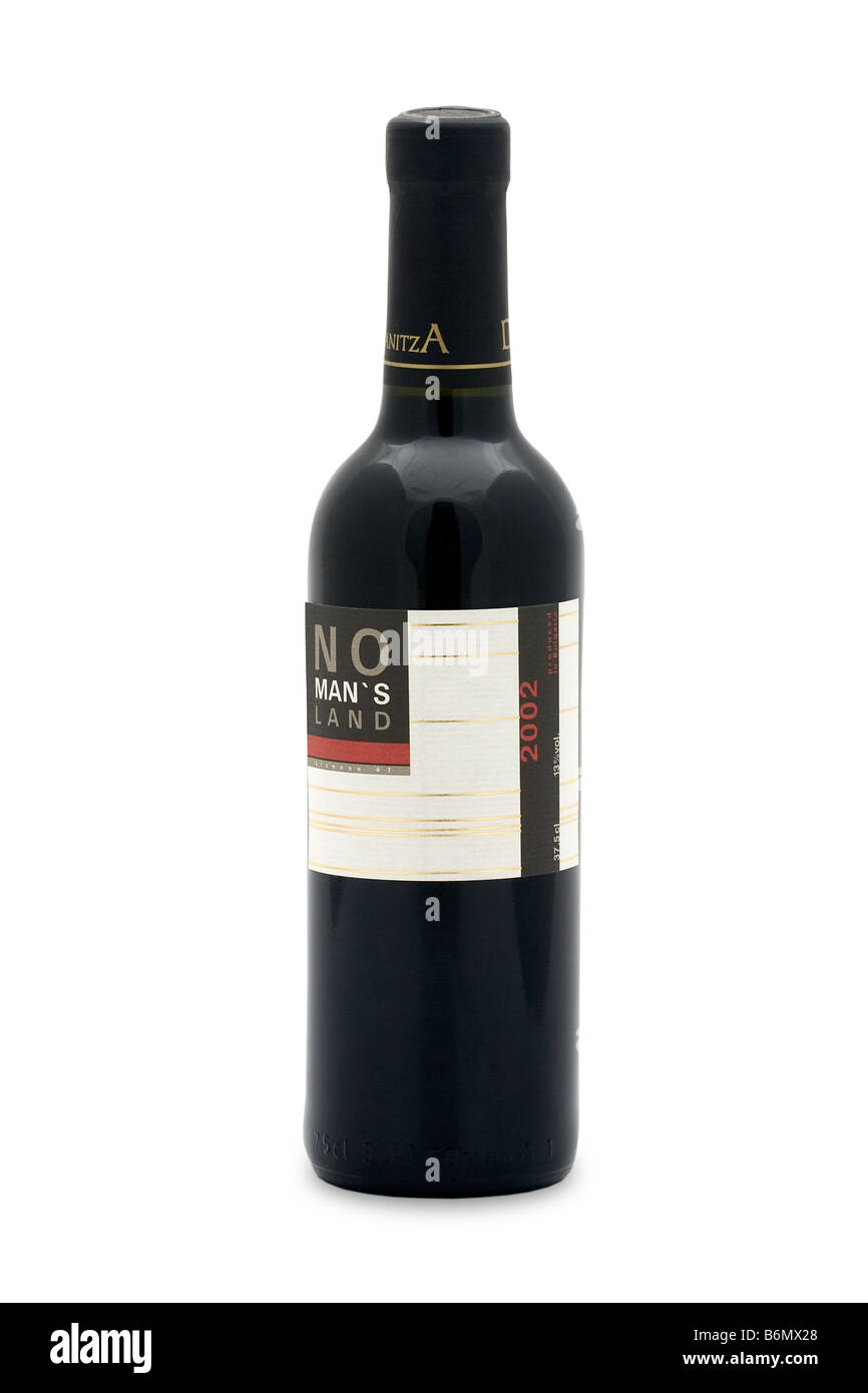 La Bulgaria damianitza no mans land una selezione speciale di vino rosso secco concentrato alcool aroma profondo colore rosso cremisi raspber blackberry Foto Stock