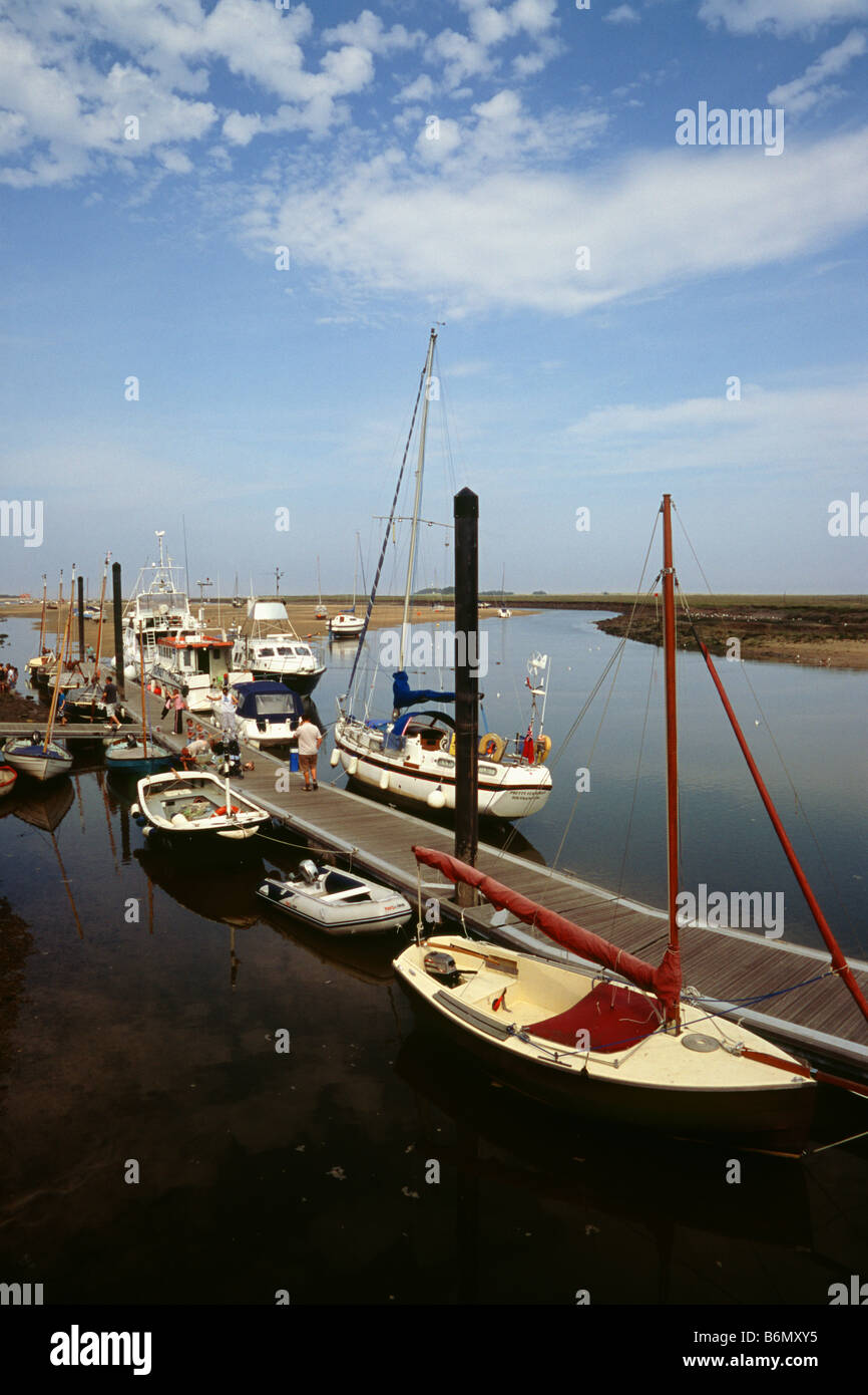 Pozzetti in barca-next-il-Mare, North Norfolk Foto Stock