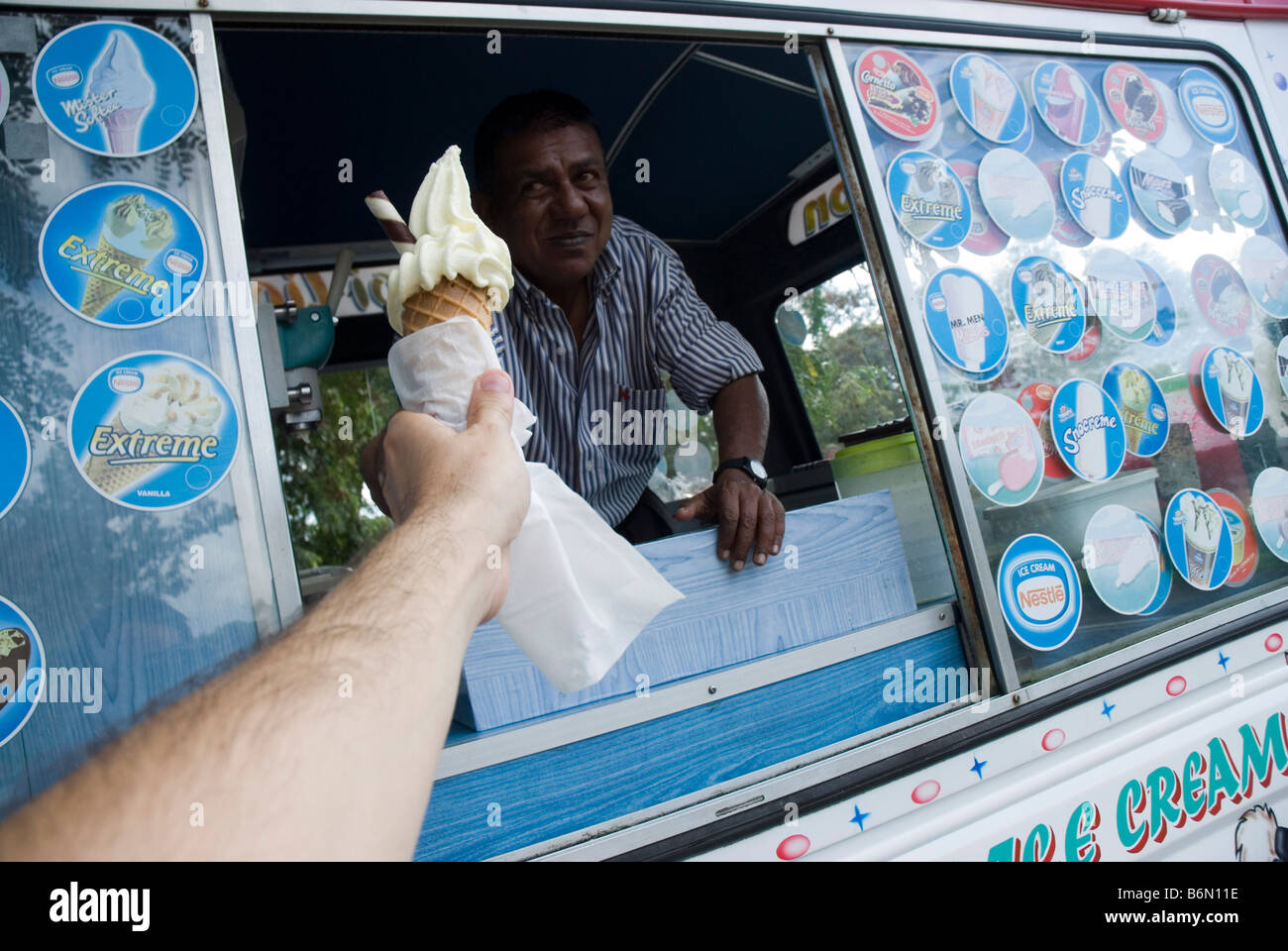 Ice Cream Isola Maurizio Foto Stock