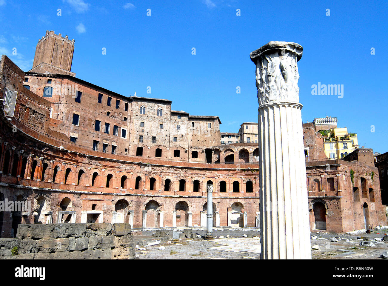 Mercati di Traiano, Roma, Italia Foto Stock