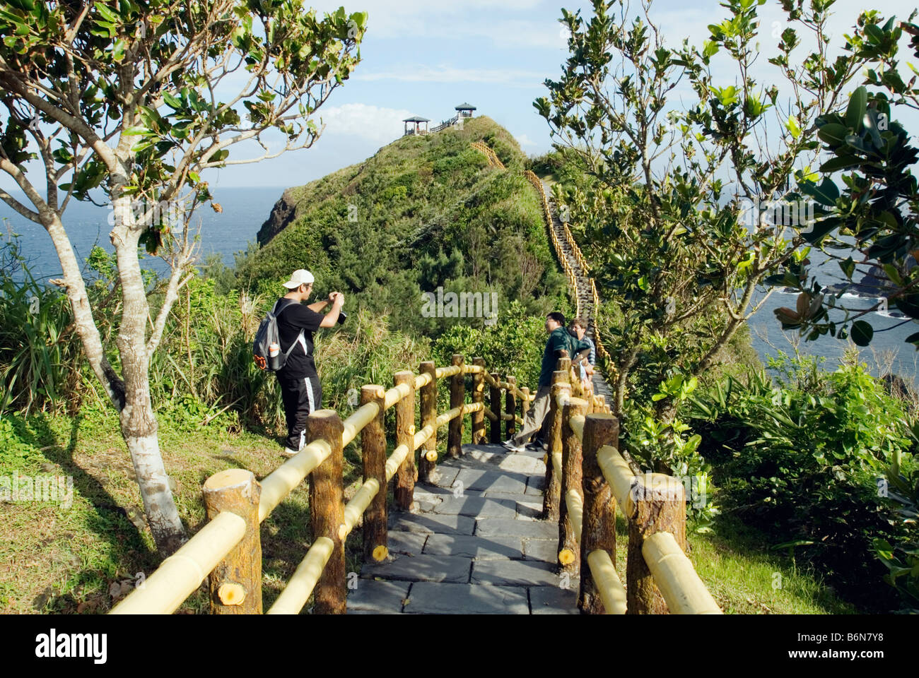 Isola Verde, Taiwan, Piccolo Grande Muraglia Foto Stock