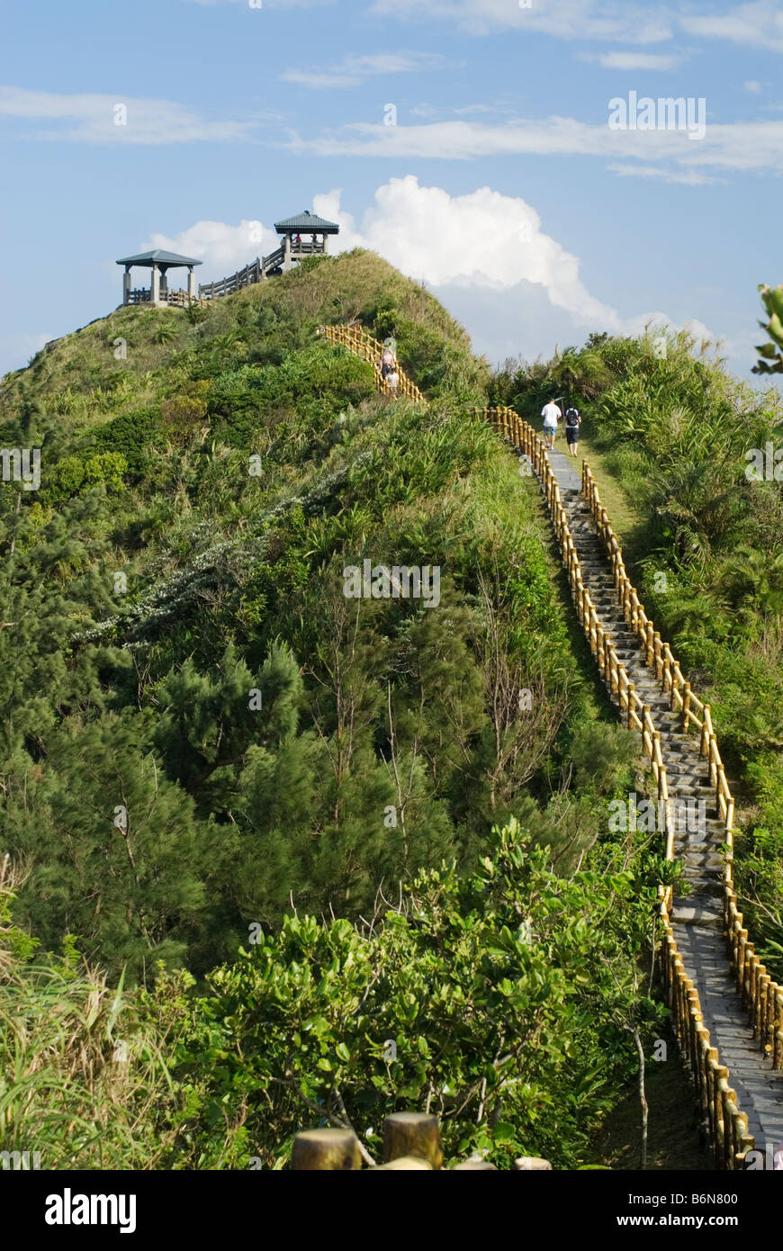 Isola Verde, Taiwan, Piccolo Grande Muraglia Foto Stock