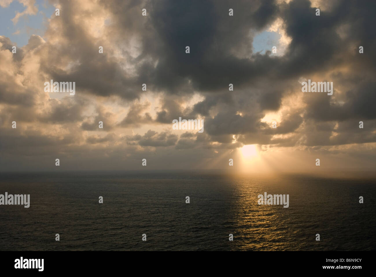 Taiwan, Isola Verde, Sunrise Foto Stock