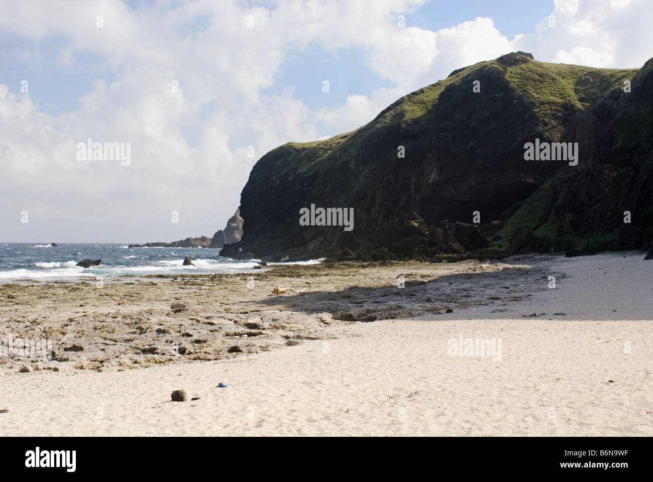 Taiwan, Isola Verde, la spiaggia e la Barriera Corallina Foto Stock
