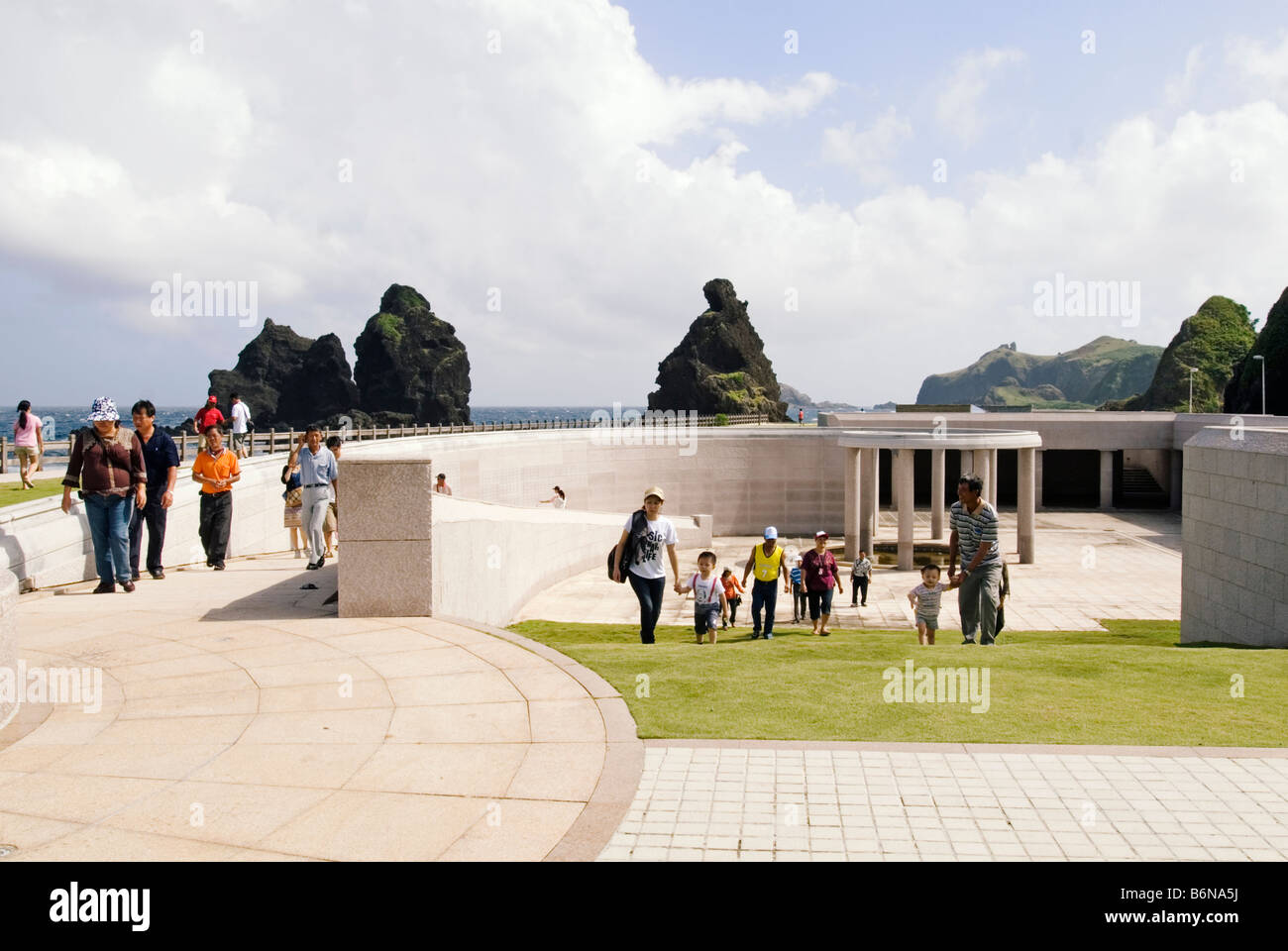 Diritti umani Memorial Park, Green Island, Taiwan Foto Stock