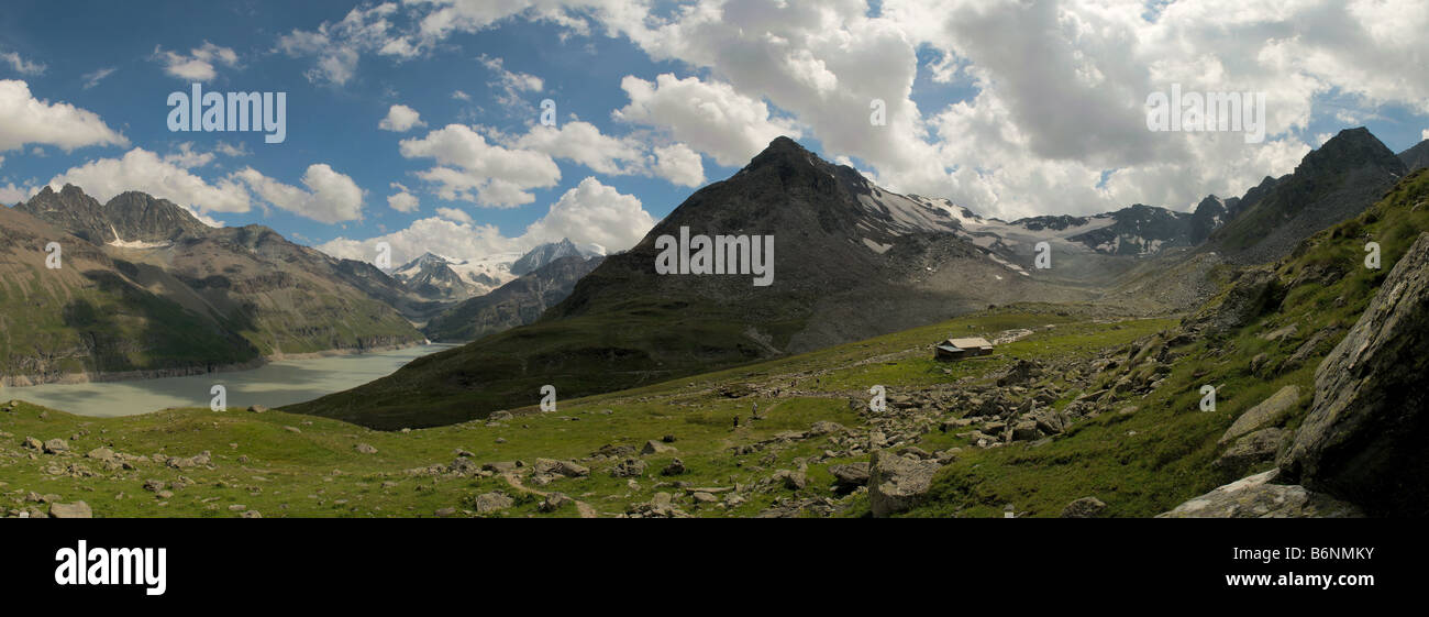 Lac de Dix Foto Stock